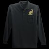 Long Sleeve Silk Touch Polo with Pocket Thumbnail