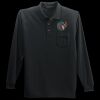 Long Sleeve Silk Touch Polo with Pocket Thumbnail