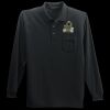 Long Sleeve Silk Touch Polo with Pocket Thumbnail