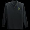 Long Sleeve Silk Touch Polo with Pocket Thumbnail