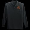 Long Sleeve Silk Touch Polo with Pocket Thumbnail