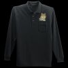 Long Sleeve Silk Touch Polo with Pocket Thumbnail