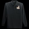 Long Sleeve Silk Touch Polo with Pocket Thumbnail
