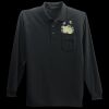 Long Sleeve Silk Touch Polo with Pocket Thumbnail