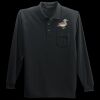 Long Sleeve Silk Touch Polo with Pocket Thumbnail