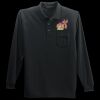 Long Sleeve Silk Touch Polo with Pocket Thumbnail
