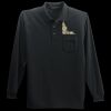 Long Sleeve Silk Touch Polo with Pocket Thumbnail