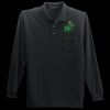 Long Sleeve Silk Touch Polo with Pocket Thumbnail