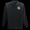 Long Sleeve Silk Touch Polo with Pocket Thumbnail