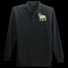 Long Sleeve Silk Touch Polo with Pocket Thumbnail