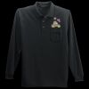 Long Sleeve Silk Touch Polo with Pocket Thumbnail