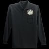 Long Sleeve Silk Touch Polo with Pocket Thumbnail
