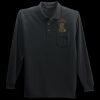 Long Sleeve Silk Touch Polo with Pocket Thumbnail