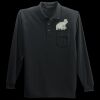 Long Sleeve Silk Touch Polo with Pocket Thumbnail