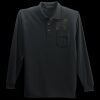 Long Sleeve Silk Touch Polo with Pocket Thumbnail