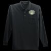 Long Sleeve Silk Touch Polo with Pocket Thumbnail