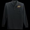 Long Sleeve Silk Touch Polo with Pocket Thumbnail