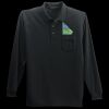 Long Sleeve Silk Touch Polo with Pocket Thumbnail