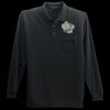 Long Sleeve Silk Touch Polo with Pocket Thumbnail