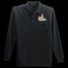 Long Sleeve Silk Touch Polo with Pocket Thumbnail