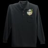 Long Sleeve Silk Touch Polo with Pocket Thumbnail