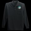 Long Sleeve Silk Touch Polo with Pocket Thumbnail