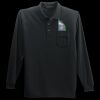 Long Sleeve Silk Touch Polo with Pocket Thumbnail