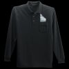 Long Sleeve Silk Touch Polo with Pocket Thumbnail