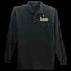 Long Sleeve Silk Touch Polo with Pocket Thumbnail