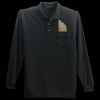 Long Sleeve Silk Touch Polo with Pocket Thumbnail