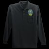 Long Sleeve Silk Touch Polo with Pocket Thumbnail