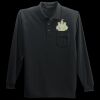 Long Sleeve Silk Touch Polo with Pocket Thumbnail