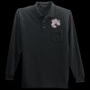 Long Sleeve Silk Touch Polo with Pocket Thumbnail