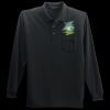 Long Sleeve Silk Touch Polo with Pocket Thumbnail