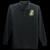 Long Sleeve Silk Touch Polo with Pocket Thumbnail