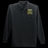 Long Sleeve Silk Touch Polo with Pocket Thumbnail