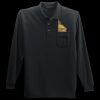 Long Sleeve Silk Touch Polo with Pocket Thumbnail