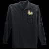Long Sleeve Silk Touch Polo with Pocket Thumbnail