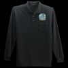 Long Sleeve Silk Touch Polo with Pocket Thumbnail