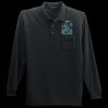 Long Sleeve Silk Touch Polo with Pocket Thumbnail