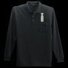 Long Sleeve Silk Touch Polo with Pocket Thumbnail