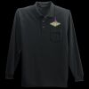 Long Sleeve Silk Touch Polo with Pocket Thumbnail