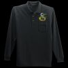 Long Sleeve Silk Touch Polo with Pocket Thumbnail