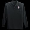 Long Sleeve Silk Touch Polo with Pocket Thumbnail
