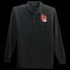 Long Sleeve Silk Touch Polo with Pocket Thumbnail