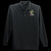 Long Sleeve Silk Touch Polo with Pocket Thumbnail