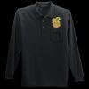 Long Sleeve Silk Touch Polo with Pocket Thumbnail