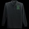 Long Sleeve Silk Touch Polo with Pocket Thumbnail
