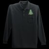 Long Sleeve Silk Touch Polo with Pocket Thumbnail