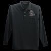 Long Sleeve Silk Touch Polo with Pocket Thumbnail
